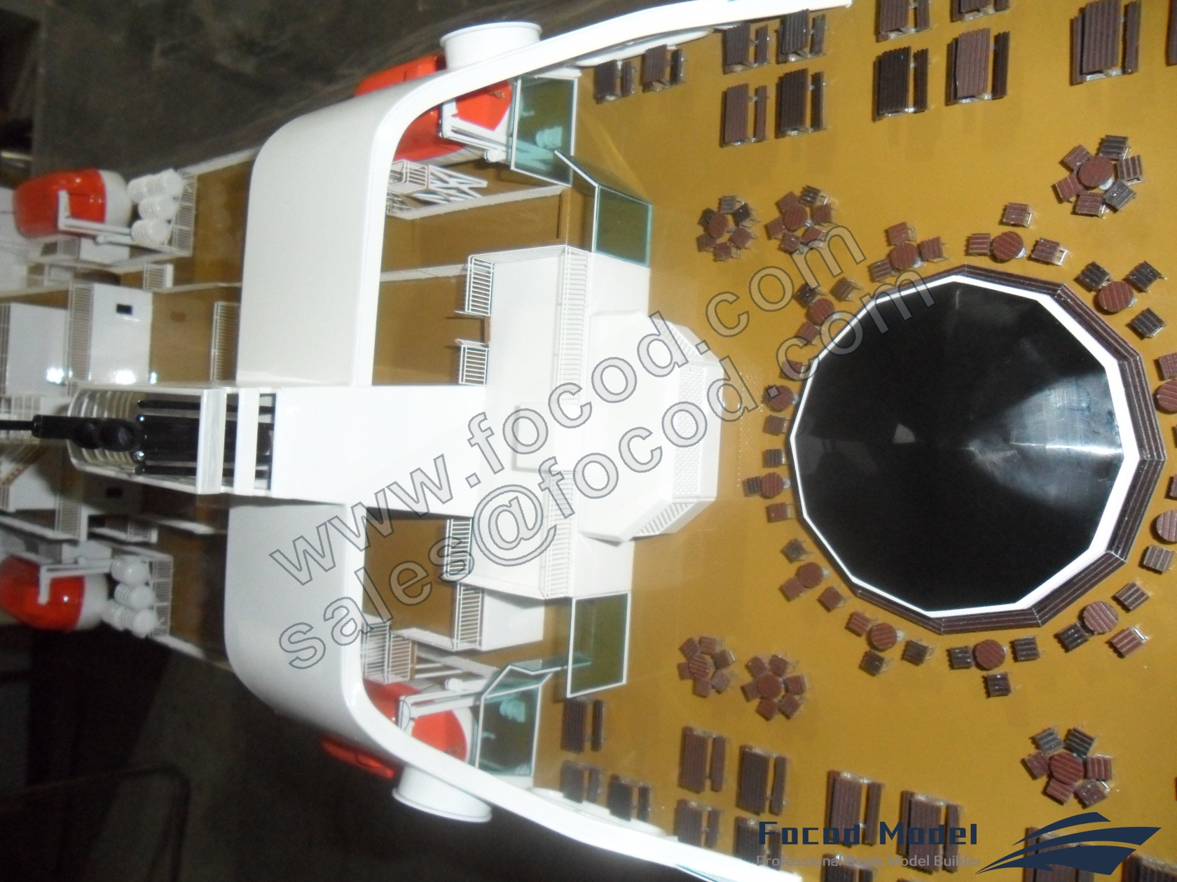 custom made model of 134m Ferry